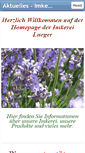 Mobile Screenshot of lueger-honig.at