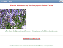 Tablet Screenshot of lueger-honig.at